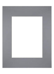 Passe Partout 24x30cm Karton Grijs Rand Recht   Voorzijde | Yourdecoration.be