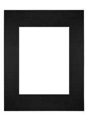 Passe Partout 24x30cm Karton Zwart Rand Recht   Voorzijde | Yourdecoration.be