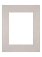 Passe Partout 28x35cm Karton Grijs Graniet Rand Recht   Voorzijde | Yourdecoration.be