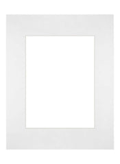 Passe Partout 28x35cm Karton Wit Rand Recht   Voorzijde | Yourdecoration.be