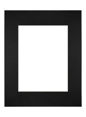 Passe Partout 28x35cm Karton Zwart Rand Recht   Voorzijde | Yourdecoration.be
