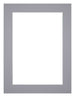 Passe Partout 45x60cm Karton Grijs Rand 4cm Recht   Voorzijde | Yourdecoration.be