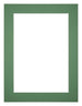 Passe Partout 45x60cm Karton Groen Bos Rand 4cm Recht   Voorzijde | Yourdecoration.be