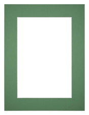 Passe Partout 60x80cm Karton Groen Bos Rand 5cm Recht   Voorzijde | Yourdecoration.be