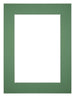Passe Partout 60x80cm Karton Groen Bos Rand 5cm Recht   Voorzijde | Yourdecoration.be