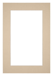 Passe Partout 30x45cm Karton Beige Rand 5cm Recht   Voorzijde | Yourdecoration.be
