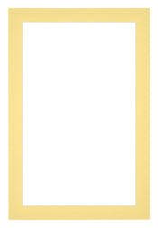 Passe Partout 61x91,5cm Karton Geel Rand 3cm Recht   Voorzijde | Yourdecoration.be