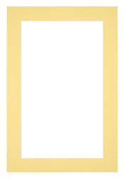 Passe Partout 62x93cm Karton Geel Rand 4cm Recht   Voorzijde | Yourdecoration.be
