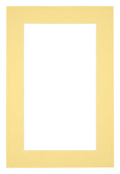 Passe Partout 61x91,5cm Karton Geel Rand 5cm Recht   Voorzijde | Yourdecoration.be