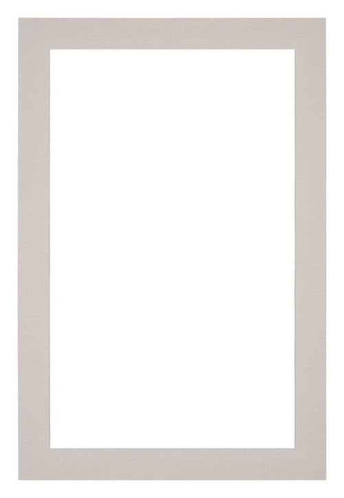 Passe Partout 61x91,5cm Karton Grijs Graniet Rand 3cm Recht   Voorzijde | Yourdecoration.be