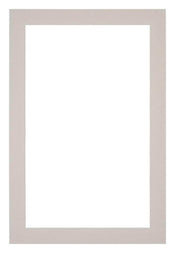 Passe Partout 61x91,5cm Karton Grijs Graniet Rand 3cm Recht   Voorzijde | Yourdecoration.be