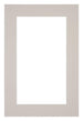 Passe Partout 61x91,5cm Karton Grijs Graniet Rand 5cm Recht   Voorzijde | Yourdecoration.be