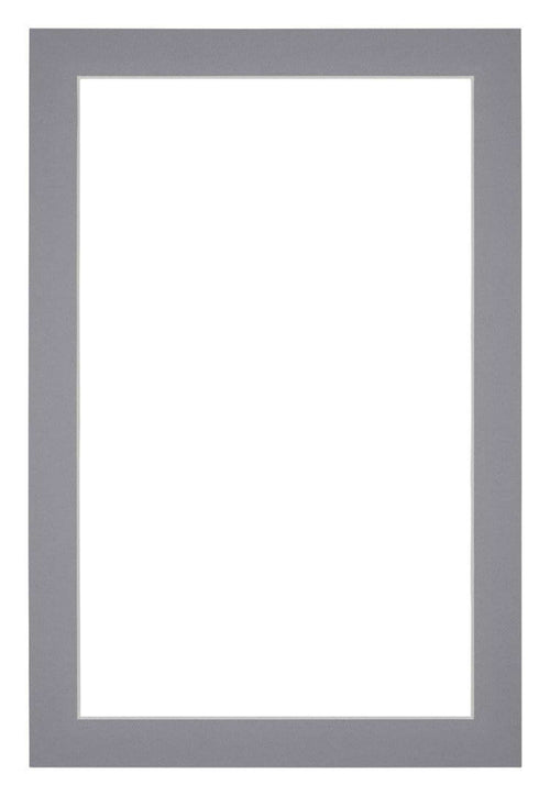 Passe Partout 61x91,5cm Karton Grijs Rand 3cm Recht   Voorzijde | Yourdecoration.be