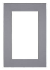 Passe Partout 61x91,5cm Karton Grijs Rand 6cm Recht   Voorzijde | Yourdecoration.be