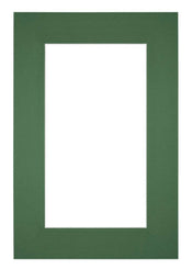 Passe Partout 61x91,5cm Karton Groen Bos Rand 6cm Recht   Voorzijde | Yourdecoration.be