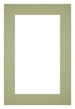 Passe Partout 61x91,5cm Karton Mintgroen Rand 5cm Recht   Voorzijde | Yourdecoration.nl