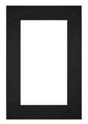 Passe Partout 61x91,5cm Karton Zwart Rand 6cm Recht   Voorzijde | Yourdecoration.be