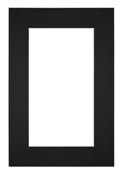 Passe Partout 61x91,5cm Karton Zwart Rand 6cm Recht   Voorzijde | Yourdecoration.be