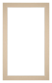 Passe Partout 30x50cm Karton Beige Rand 3cm Recht   Voorzijde | Yourdecoration.be