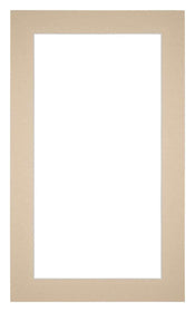 Passe Partout 30x50cm Karton Beige Rand 4cm Recht   Voorzijde | Yourdecoration.be