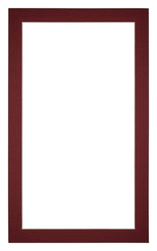 Passe Partout 30x50cm Karton Wijnrood Rand 3cm Recht   Voorzijde | Yourdecoration.be