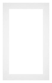 Passe Partout 30x50cm Karton Wit Rand 4cm Recht   Voorzijde | Yourdecoration.be