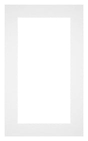 Passe Partout 30x50cm Karton Wit Rand 5cm Recht   Voorzijde | Yourdecoration.be