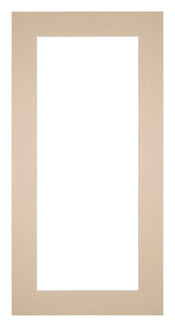 Passe Partout 40x80cm Karton Beige Rand 5cm Recht   Voorzijde | Yourdecoration.be