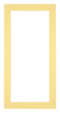 Passe Partout 20x40cm Karton Geel Rand 4cm Recht   Voorzijde | Yourdecoration.be