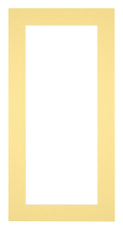 Passe Partout 40x80cm Karton Geel Rand 5cm Recht   Voorzijde | Yourdecoration.be