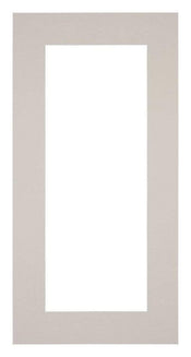 Passe Partout 40x70cm Karton Grijs Graniet Rand 6cm Recht   Voorzijde | Yourdecoration.be