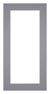 Passe Partout 40x80cm Karton Grijs Rand 5cm Recht   Voorzijde | Yourdecoration.be