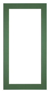 Passe Partout 20x40cm Karton Groen Bos Rand 4cm Recht   Voorzijde | Yourdecoration.be