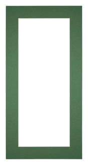Passe Partout 40x80cm Karton Groen Bos Rand 5cm Recht   Voorzijde | Yourdecoration.be