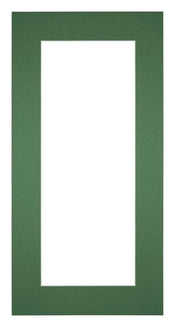 Passe Partout 40x70cm Karton Groen Bos Rand 6cm Recht   Voorzijde | Yourdecoration.be