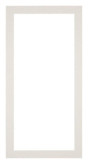 Passe Partout 40x80cm Karton Lichtgrijs Rand 3cm Recht   Voorzijde | Yourdecoration.be