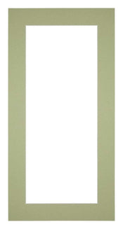 Passe Partout 40x80cm Karton Mintgroen Rand 5cm Recht   Voorzijde | Yourdecoration.nl
