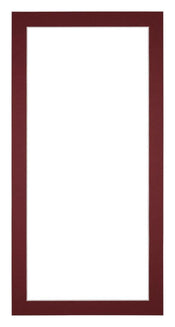 Passe Partout 40x80cm Karton Wijnrood Rand 3cm Recht   Voorzijde | Yourdecoration.be