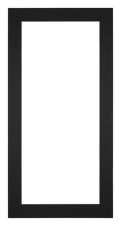 Passe Partout 20x40cm Karton Zwart Rand 4cm Recht   Voorzijde | Yourdecoration.be