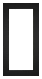 Passe Partout 20x40cm Karton Zwart Rand 5cm Recht   Voorzijde | Yourdecoration.be
