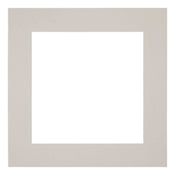 Passe Partout 40x40cm Karton Grijs Graniet Rand 6cm Recht   Voorzijde | Yourdecoration.be
