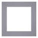 Passe Partout 40x40cm Karton Grijs Rand 6cm Recht   Voorzijde | Yourdecoration.be