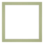 Passe Partout 60x60cm Karton Mintgroen Rand 3cm Recht   Voorzijde | Yourdecoration.be