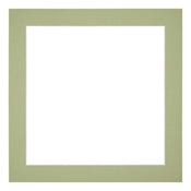 Passe Partout 20x20cm Karton Mintgroen Rand 4cm Recht   Voorzijde | Yourdecoration.be