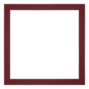Passe Partout 35x35cm Karton Wijnrood Rand 3cm Recht   Voorzijde | Yourdecoration.be