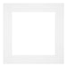 Passe Partout 40x40cm Karton Wit Rand 6cm Recht   Voorzijde | Yourdecoration.be