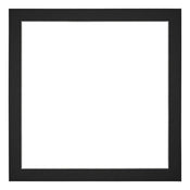 Passe Partout 60x60cm Karton Zwart Rand 3cm Recht   Voorzijde | Yourdecoration.be