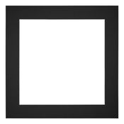 Passe Partout 55x55cm Karton Zwart Rand 5cm Recht   Voorzijde | Yourdecoration.be