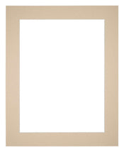 Passe Partout 40x50cm Karton Beige Rand 5cm Recht   Voorzijde | Yourdecoration.be