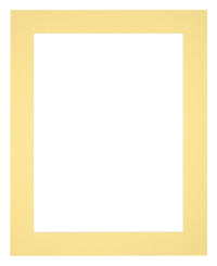 Passe Partout 40x45cm Karton Geel Rand 5cm Recht   Voorzijde | Yourdecoration.be